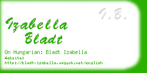 izabella bladt business card